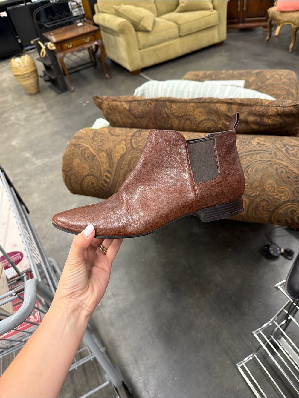 Cole Haan Chestnut Brown Leather Chelsea Boot